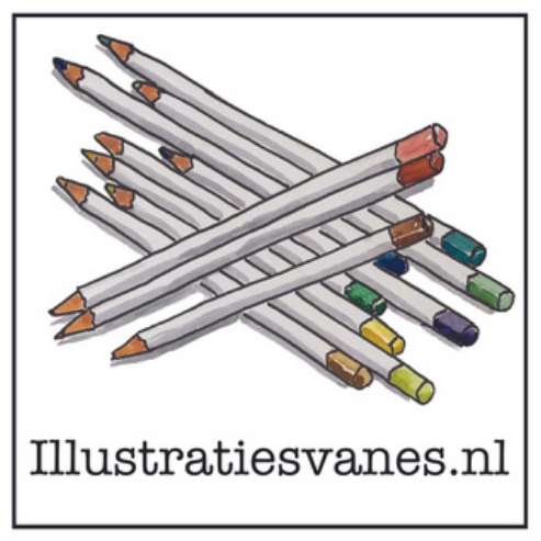 Illustraties van Es - Kleurpotloden Logo